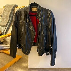 Faux Leather moto jacket